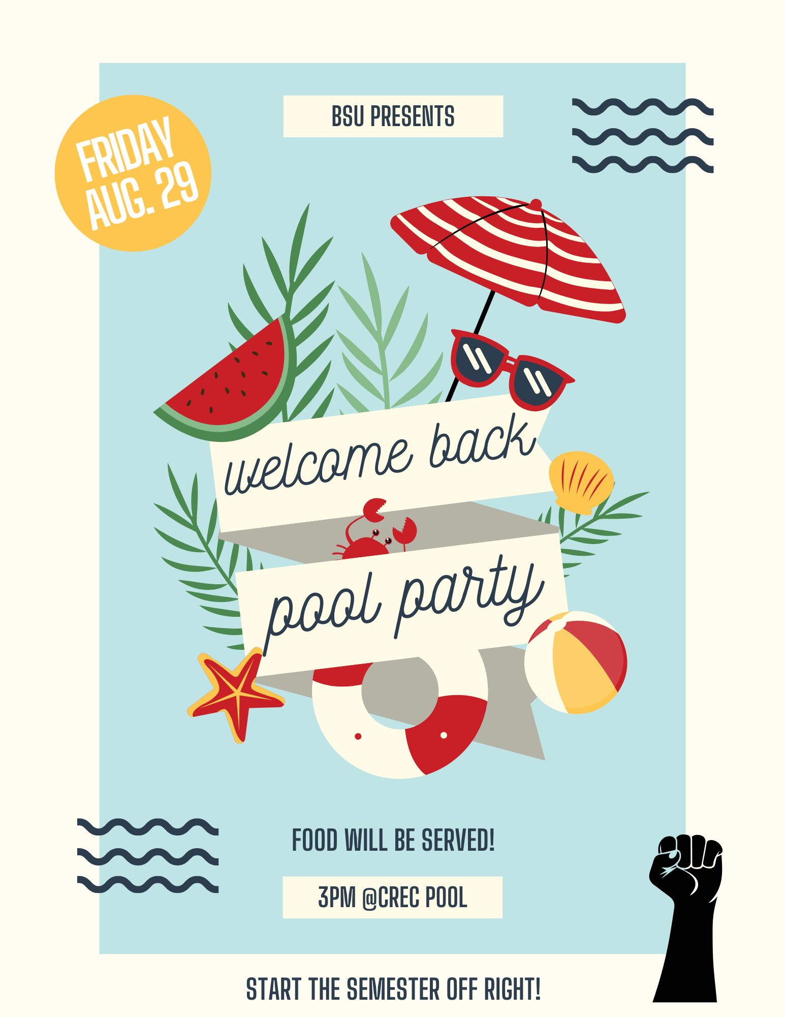 BSU Back 2 School Pool Party